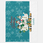 Weihnachten der fleecedecke (Vorderseite)