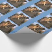 Weihnachten der Frau Geschenkpapier (Ecke)