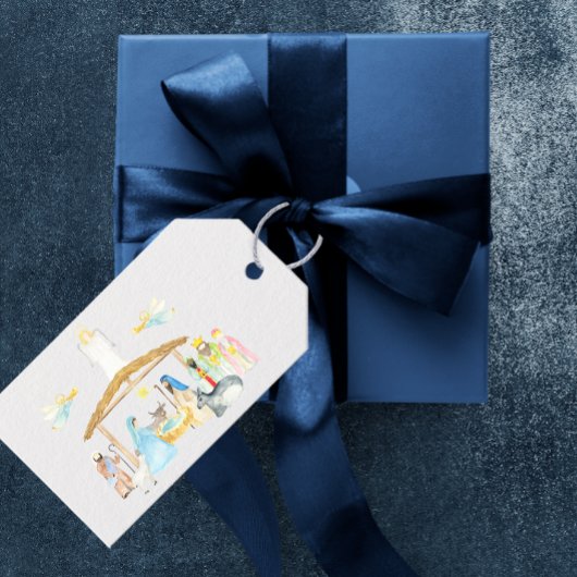 Weihnachten der Geburt Geschenkanhänger