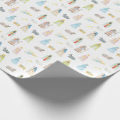 Weihnachten der Geburt Geschenkpapier (Ecke)