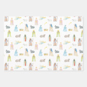 Weihnachten der Geburt Geschenkpapier Set (Vorderseite)