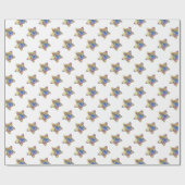 Weihnachten der Geburt: Jesus, Maria in Gefahr Geschenkpapier (Flach)