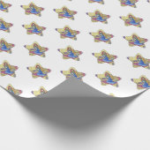 Weihnachten der Geburt: Jesus, Maria in Gefahr Geschenkpapier (Ecke)