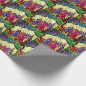 Weihnachten der Geburt: Jesus, Maria in Gefahr Geschenkpapier (Ecke)