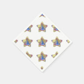 Weihnachten der Geburt: Jesus, Maria in Gefahr Serviette (Ecke)