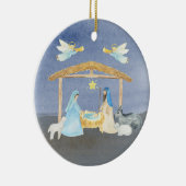 Weihnachten der Geburt Keramik Ornament (Rechts)