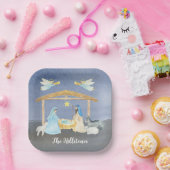 Weihnachten der Geburt Pappteller (Party)