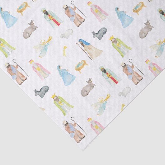 Weihnachten der Geburt Seidenpapier (Ausschnitt)