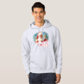 Weihnachten der glücklichen Männer Hoodie (Vorne ganz)