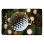 Weihnachten der Golfsaison Magnet (Horizontal)