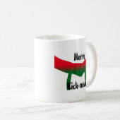 Weihnachten der Kampfkünste Kaffeetasse (VorderseiteRechts)