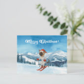 Weihnachten der Katze Weihnachtsmann Siamese Katze (Stehend Vorderseite)