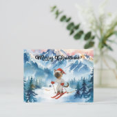 Weihnachten der Katze Weihnachtsmann Siamese Katze (Stehend Vorderseite)