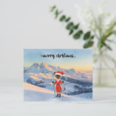 Weihnachten der Katze Weihnachtsmann Siamese Katze (Stehend Vorderseite)