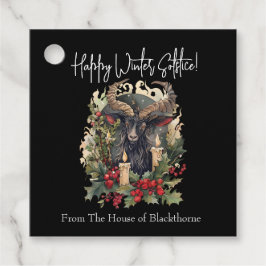 Weihnachten der klassischen Ziege Geschenkanhänger