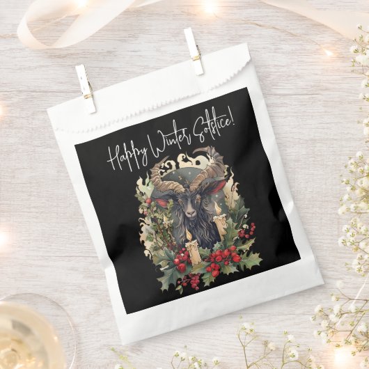 Weihnachten der klassischen Ziege Geschenktütchen (Ausgeschnitten)