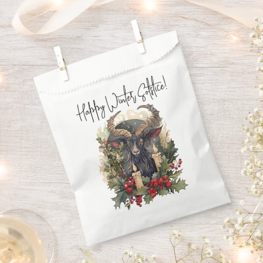 Weihnachten der klassischen Ziege Geschenktütchen (Ausgeschnitten)