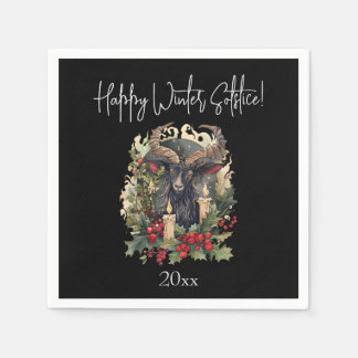 Weihnachten der klassischen Ziege Serviette
