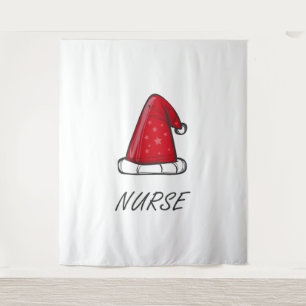 Weihnachten der Krankenschwester 4 Wandteppich