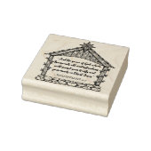 Weihnachten der Krippe mit dem Custom Bible Verse Gummistempel (Stempel)
