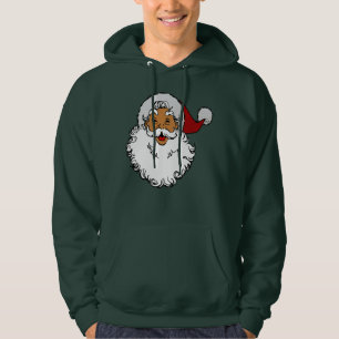 Weihnachten der Latino Biracial santa Claus Hoodie