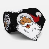 Weihnachten der Latino Biracial santa Claus Krawatte (Gerollt)
