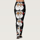 Weihnachten der Latino Biracial santa Claus Leggings (Rückseite)