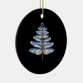 Weihnachten der Libellen Keramik Ornament (Rechts)