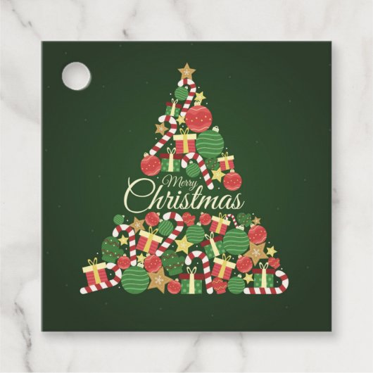 Weihnachten der Liebe Geschenkanhänger (Vorderseite)