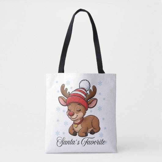 Weihnachten der Lieblings-Rentierweihnachtsfeier Tasche (Vorderseite)