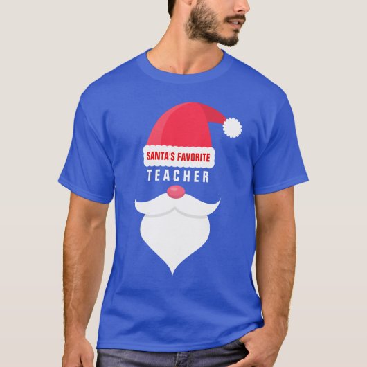 Weihnachten - Der Lieblingslehrer des Weihnachtsma T-Shirt (Vorderseite)