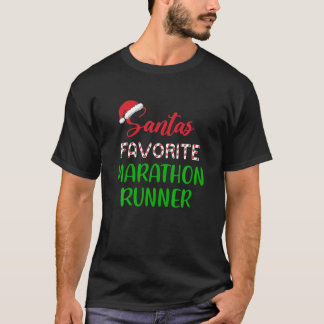 Weihnachten: Der Lieblingsmarathonläufer Pajama T-Shirt