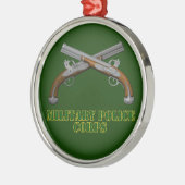 Weihnachten der Militärpolizei Ornament Aus Metall (Links)