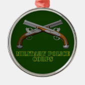 Weihnachten der Militärpolizei Ornament Aus Metall (Vorne)