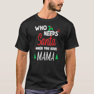 Weihnachten der Mönche, die den Weihnachtsmann bra T-Shirt