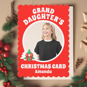 Weihnachten der personalisierten Großtochter im Fo