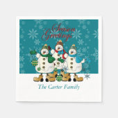 Weihnachten der serviette (Vorderseite)