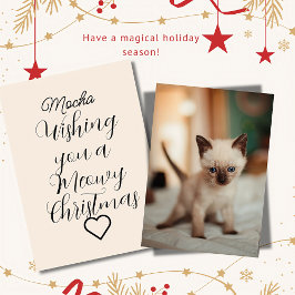 Weihnachten der Siamkatze