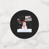 Weihnachten Der Snowman Table Confetti Konfetti (Klein Vorderseite)