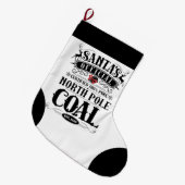 Weihnachten - Der Sturm des Weihnachtsmannes auf K Großer Weihnachtsstrumpf (Vorderansicht (hängend))