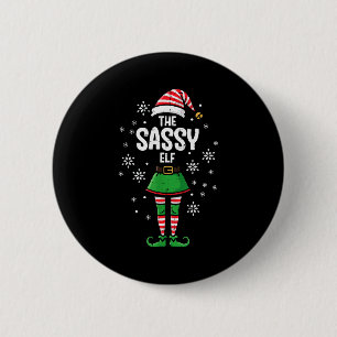 Weihnachten Der Sy-Elf Lustige Xmas Passende Fraue Button
