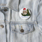 Weihnachten der Tiere Button (Beispiel)