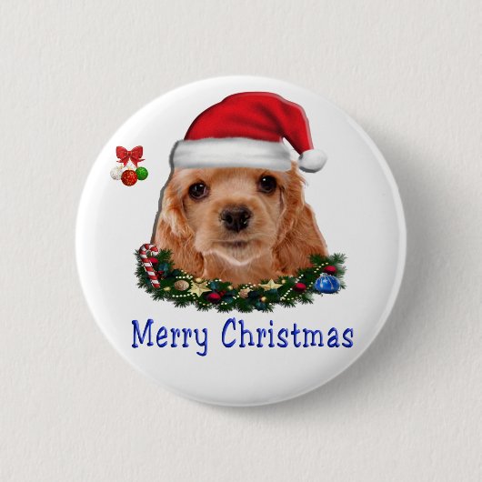 Weihnachten der Tiere Button (Vorderseite)