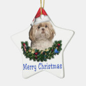 Weihnachten der Tiere Keramik Ornament (Links)