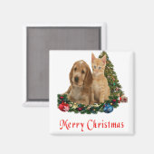 Weihnachten der Tiere Magnet (Vorderseite/Rückseite)