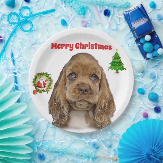 Weihnachten der Tiere Pappteller (Party)