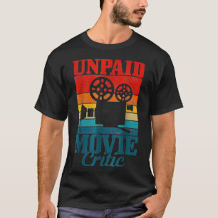 Weihnachten der unbezahlten Filmkritik-Vintag-Film T-Shirt