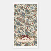 Weihnachten der Waldvögel Serviette (Vorderseite)