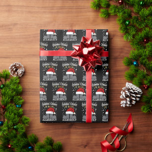 Weihnachten - Der Weihnachtsmann ist angeblich ech Geschenkpapier