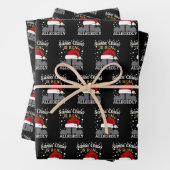 Weihnachten - Der Weihnachtsmann ist angeblich ech Geschenkpapier Set (Beispiel)